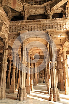 Inside the Jama Masjid Ahmedabad photo