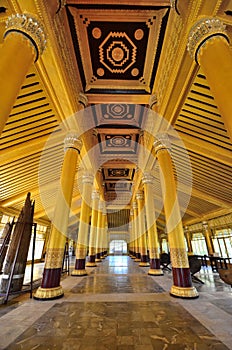 Inside Kambawzathardi Golden Palace