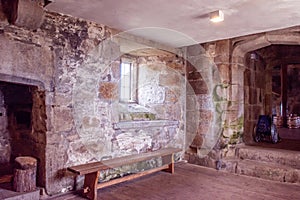 inside the keep Pendennis Castle