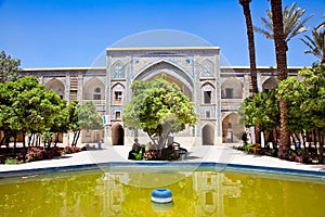 Inside of Khan School in Shiraz