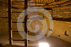 Inside a kiva