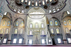 Inside of Kocatepe Mosque