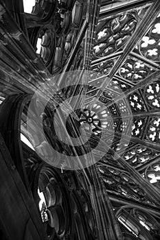 Inside the koelner dom tower in germany