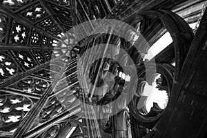 Inside the koelner dom tower in germany