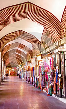 Inside of Koza Han Where They Sell Silk