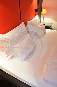 Inside luxury hotel room