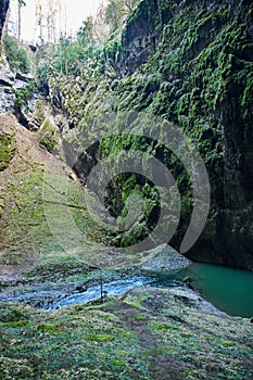 Inside Macocha abyss