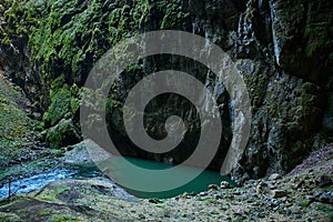 Inside Macocha abyss