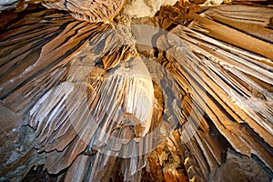 Inside madeleine caves