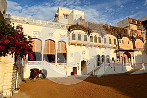 Inside. Mandawa castle. Rajasthan. India