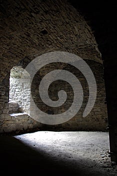 Inside Medieval Cellar