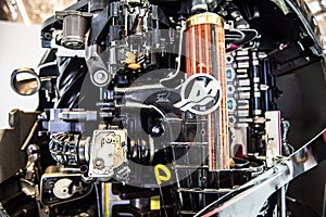Inside of a Mercury Outboard Motor
