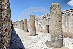 Inside Mitla ruins