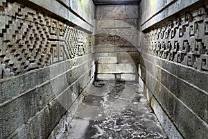 Inside Mitla ruins photo