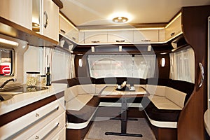 Inside of Modern Camper