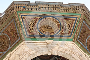 Inside The Mohammad Ali Mosque at Cairo Citadel, Egypt. Egyptian decoration photo