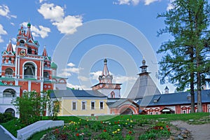 Inside the monastery