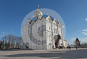 Inside Moscow Kremlin Cathedral of the Archangel