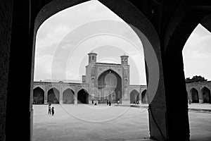Inside a mosque in Iran