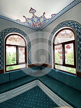 Inside mosque in Istanbul during ramadan