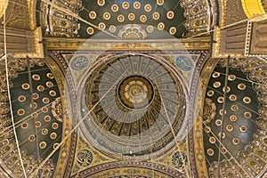 Inside of the mosque of Muhammad Ali, Saladin Citadel of Cairo