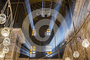 Inside of the mosque of Muhammad Ali, Saladin Citadel of Cairo