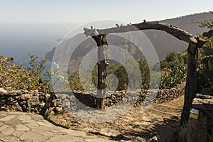 Inside mountains of El Hierro Island