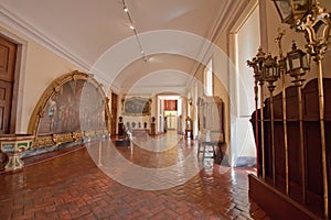 Inside National Palace of Mafra (Portugal)