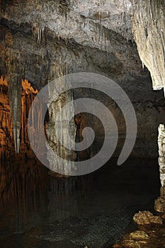 Inside Neptunes Cave, Sardinia photo