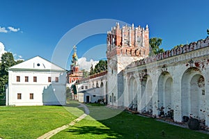 Inside the Novodevichy convent in Moscow