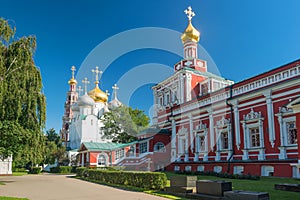 Inside the Novodevichy convent in Moscow