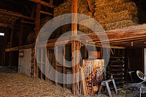 Inside old barn 2