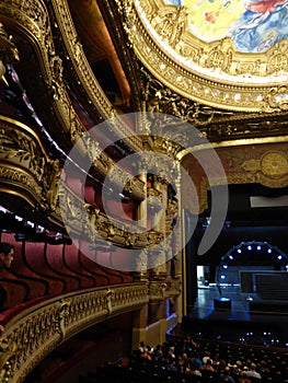 Inside the Opera Garnier in Paris
