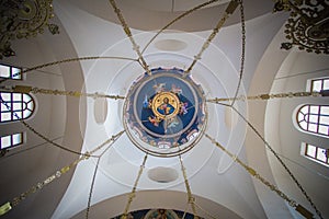 Inside Orthodox Church in Zlatibor, Serbia