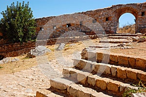 Inside palamidi, greece