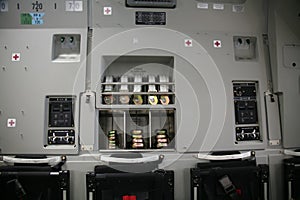 Inside Panel of Military Aircraft C-17