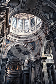 Pantheon ceiling in Paris