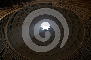 Inside the Pantheon in Rome