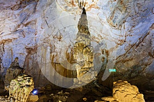 Inside Paradise Cave Thien Duong Cave, Ke Bang National Park, Vietnam