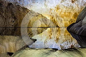 Inside Paradise Cave Thien Duong Cave, Ke Bang National Park, Vietnam