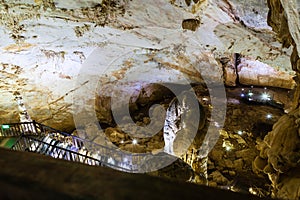 Inside Paradise Cave Thien Duong Cave, Vietnam