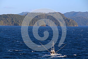 Inside passage in fine weather, Alaska, United States