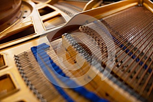 Inside Piano instrument for music background