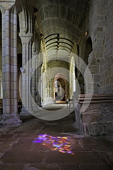 Inside the Pont-Croix church