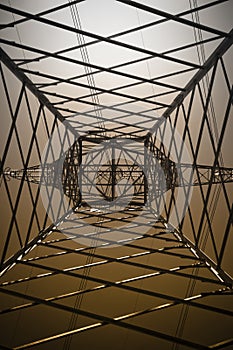 Inside of a power pylon - concept image