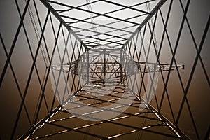 Inside of a power pylon - concept image