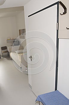 inside a prison cell or jail cell