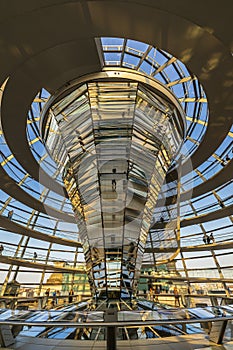 Inside the Reichstag Dome