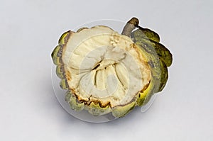 The Cross Section Of A Ripe Sweetsop