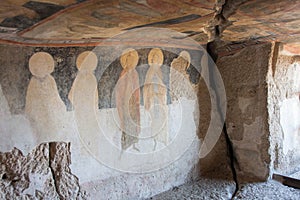 Inside of the Rock-hewn Churches of Ivanovo